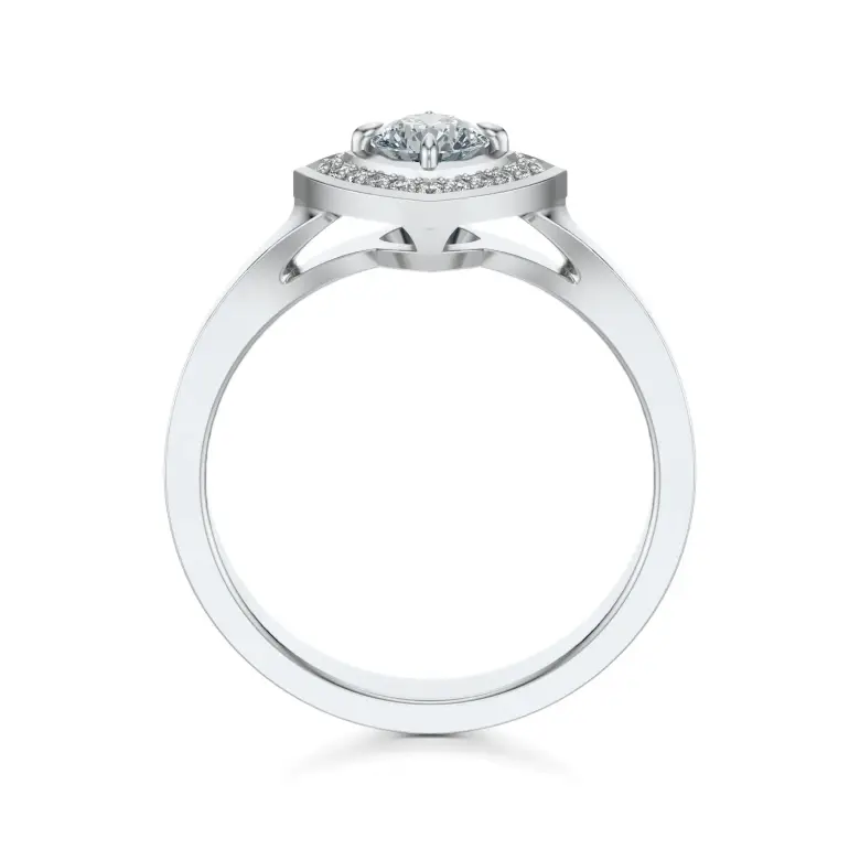 Pierścionek białe złoto z diamentami AJPZ_120